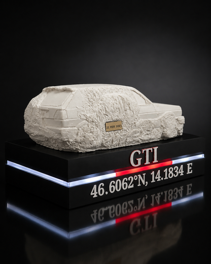 LED-Sockel mit Koordinaten – GTI Edition